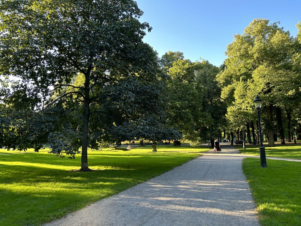 ストックホルム市内の公園