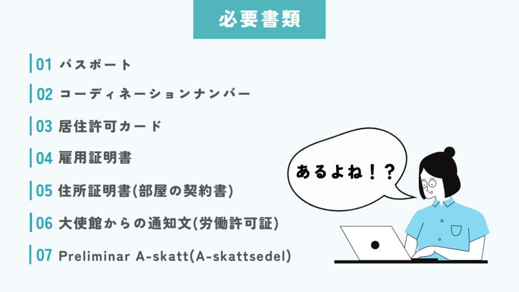 必要書類