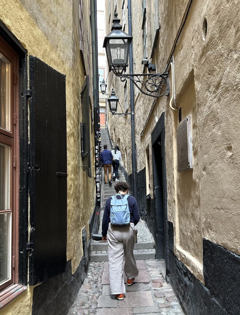 ストックホルムで一番細い小道